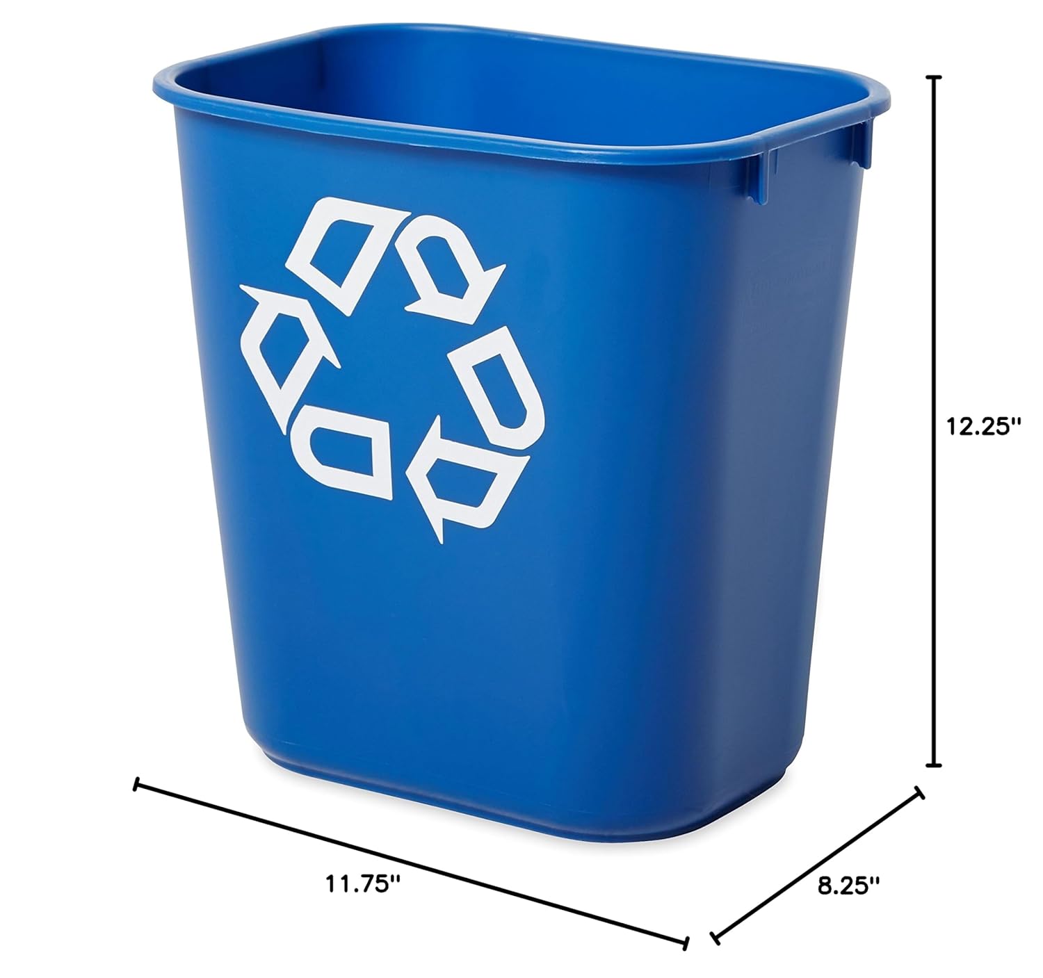 Rubbermaid Commercial Products – Basurero de escritorio de resina plástica