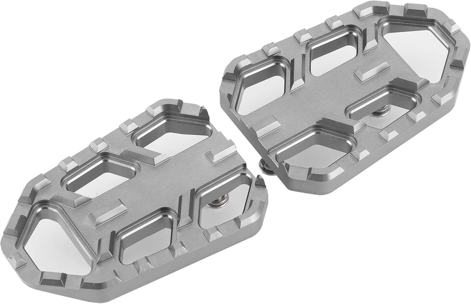 Reposapiés ancho para motocicleta, pedales de aleación de aluminio CNC, aptos para DL650 DL1000 VSTROM 650XT1000XT Pedal de descanso para accesorios