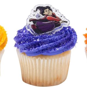 DecoPac Disney Hocus Pocus Forever Bewitching Anillos, decoraciones de cupcakes con las hermanas Sanderson en vuelo, 3 diseños, adornos para tartas DecoPac Disney Hocus Pocus Forever Bewitching Anillos, decoraciones de cupcakes con las hermanas Sanderson en vuelo, 3 diseños, adornos para tartas