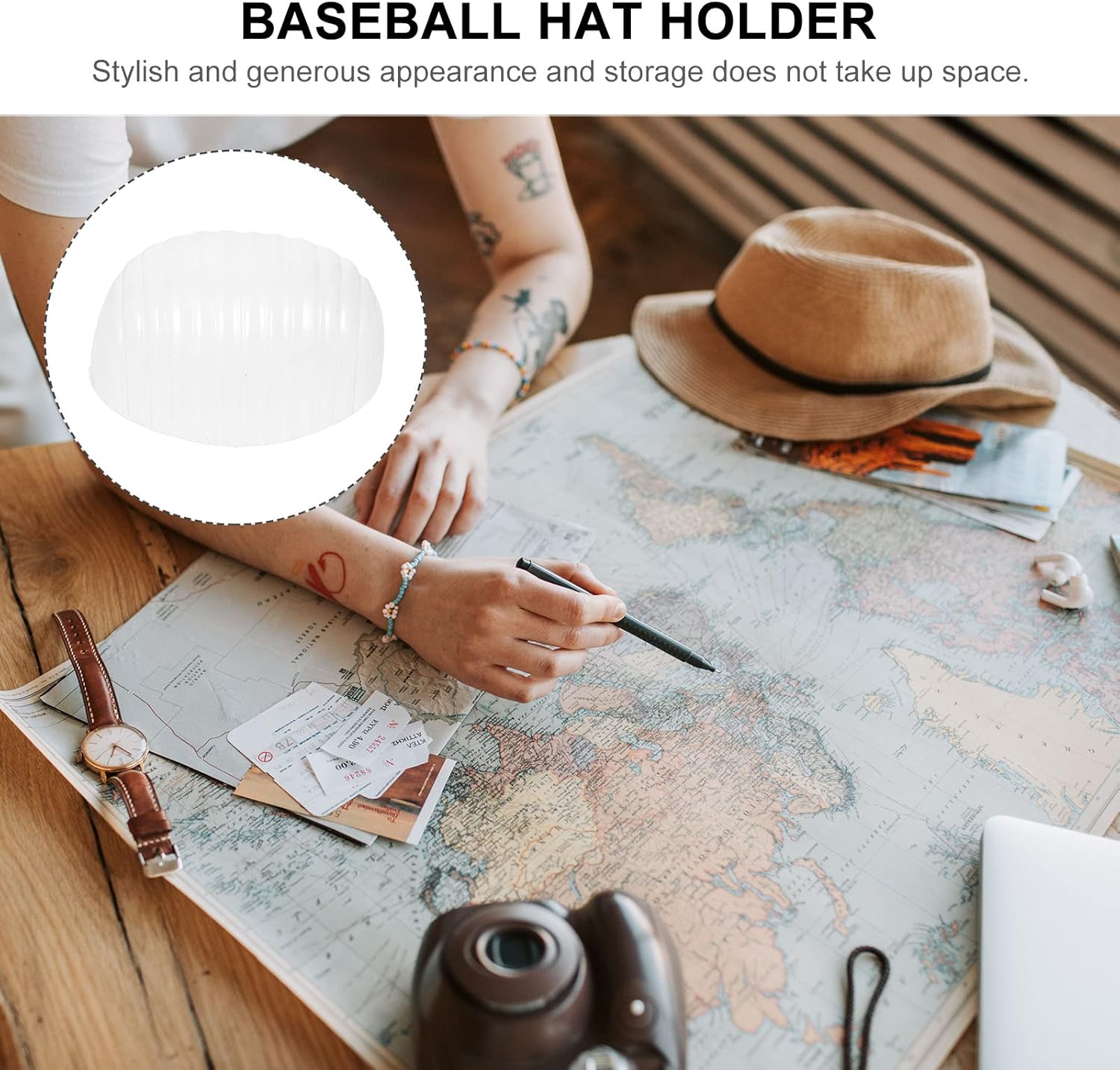 VALICLUD 20 unids tapas universales interiores soportes para gorras de béisbol titulares de gorras de béisbol
