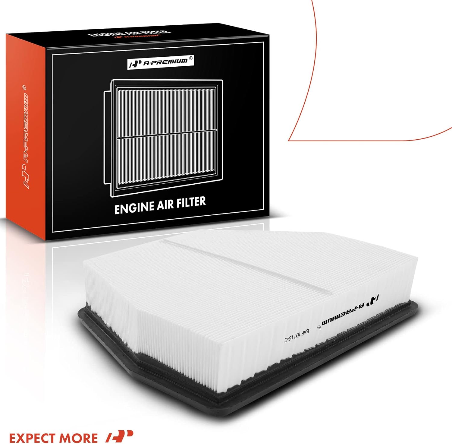 A-Premium Filtro de aire de motor compatible con Chevrolet Captiva Sport 2012-2015 y Saturn Vue 2008-2010, 2.5L 3.0L, panel flexible, repuesto #