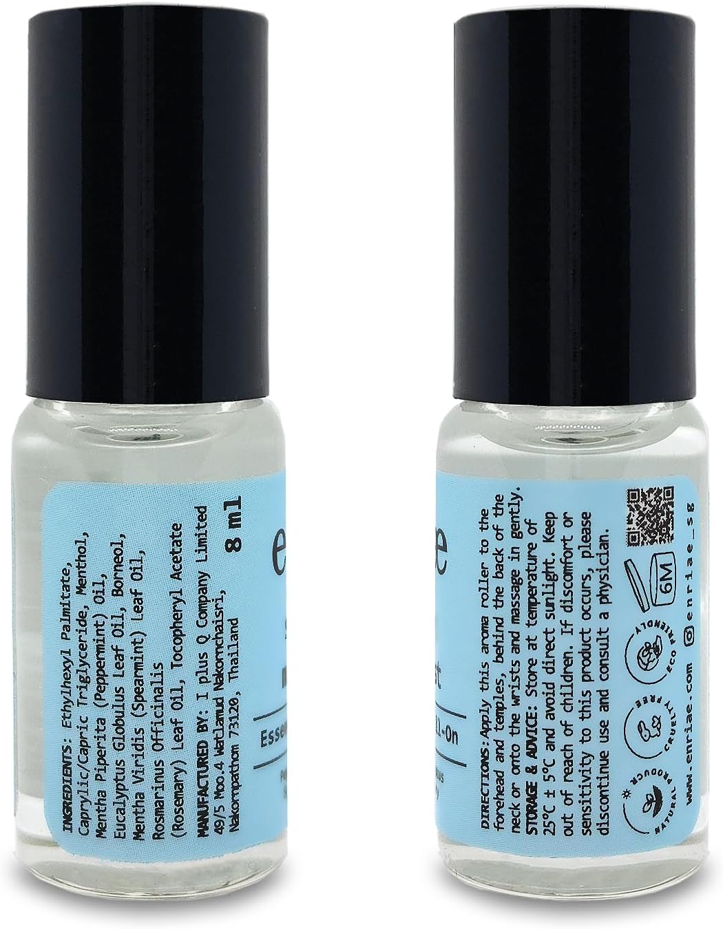 Aceite esencial de menta calmante roll-on