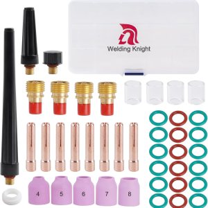43 unids tig soldadura antorcha Stubby Gas lente #10 Copa de vidrio Accesorios Kit para TIG WP-92025 43 unids tig soldadura antorcha Stubby Gas lente #10 Copa de vidrio Accesorios Kit para TIG WP-92025