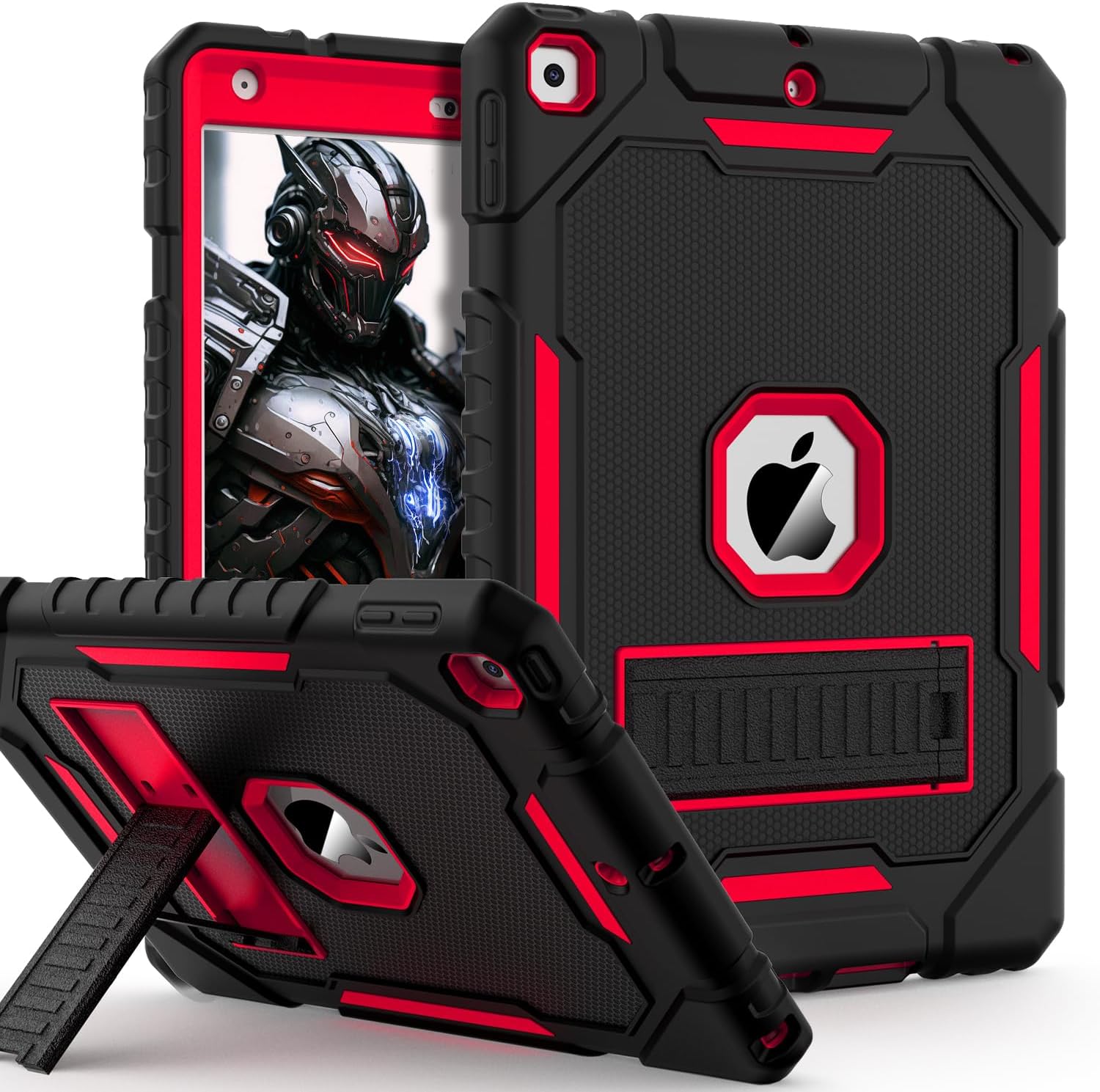 Funda para iPad de 987 generación 202120202019 (10.2 pulgadas), resistente grado militar, a prueba de golpes, resistente, funda protectora de 10.2