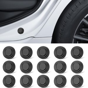 Ouzorp Adhesivos decorativos engrosados de goma para sellar, protección lateral de puerta y parachoques Ouzorp Adhesivos decorativos engrosados de goma para sellar, protección lateral de puerta y parachoques