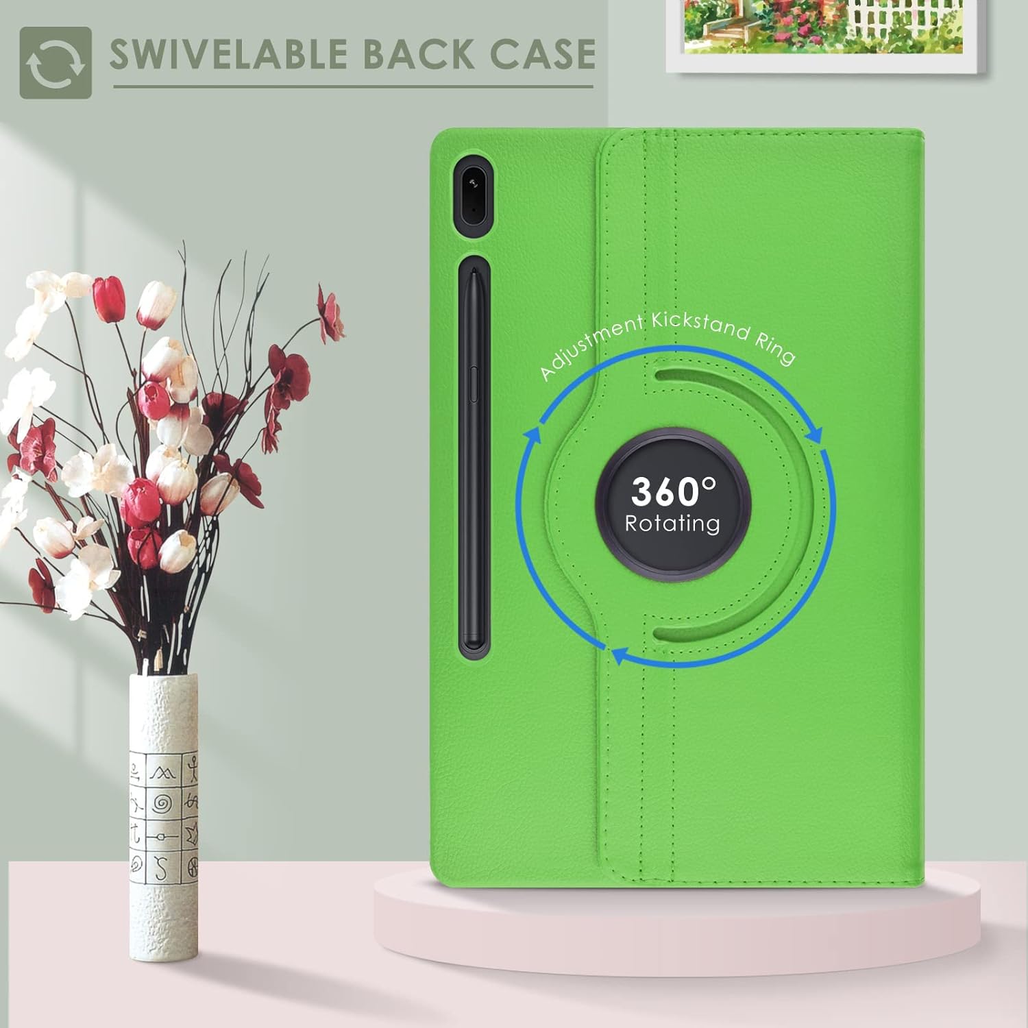 DETUOSI Funda giratoria de 360 para Samsung Galaxy Tab S7 FE 5G de 12.4 pulgadas 2021, Galaxy Tab S8 Plus Funda para tableta 5G 2022, Galaxy Tab S7