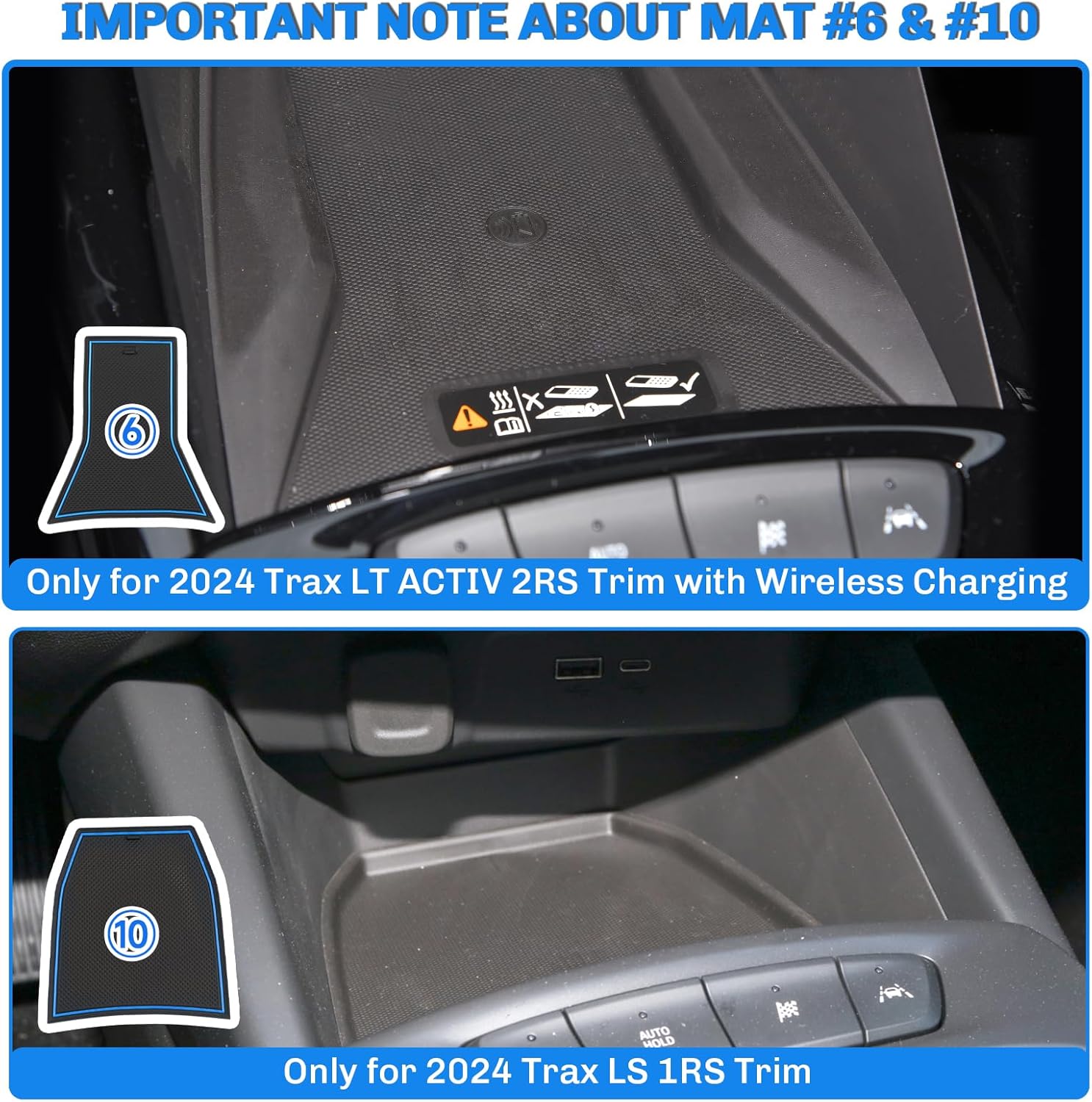 SXCY Almohadilla de ranura para puerta de Chevy Trax 2024 para Chevy Trax 2024, alfombrilla antideslizante para ranura de puerta Trax 2024,