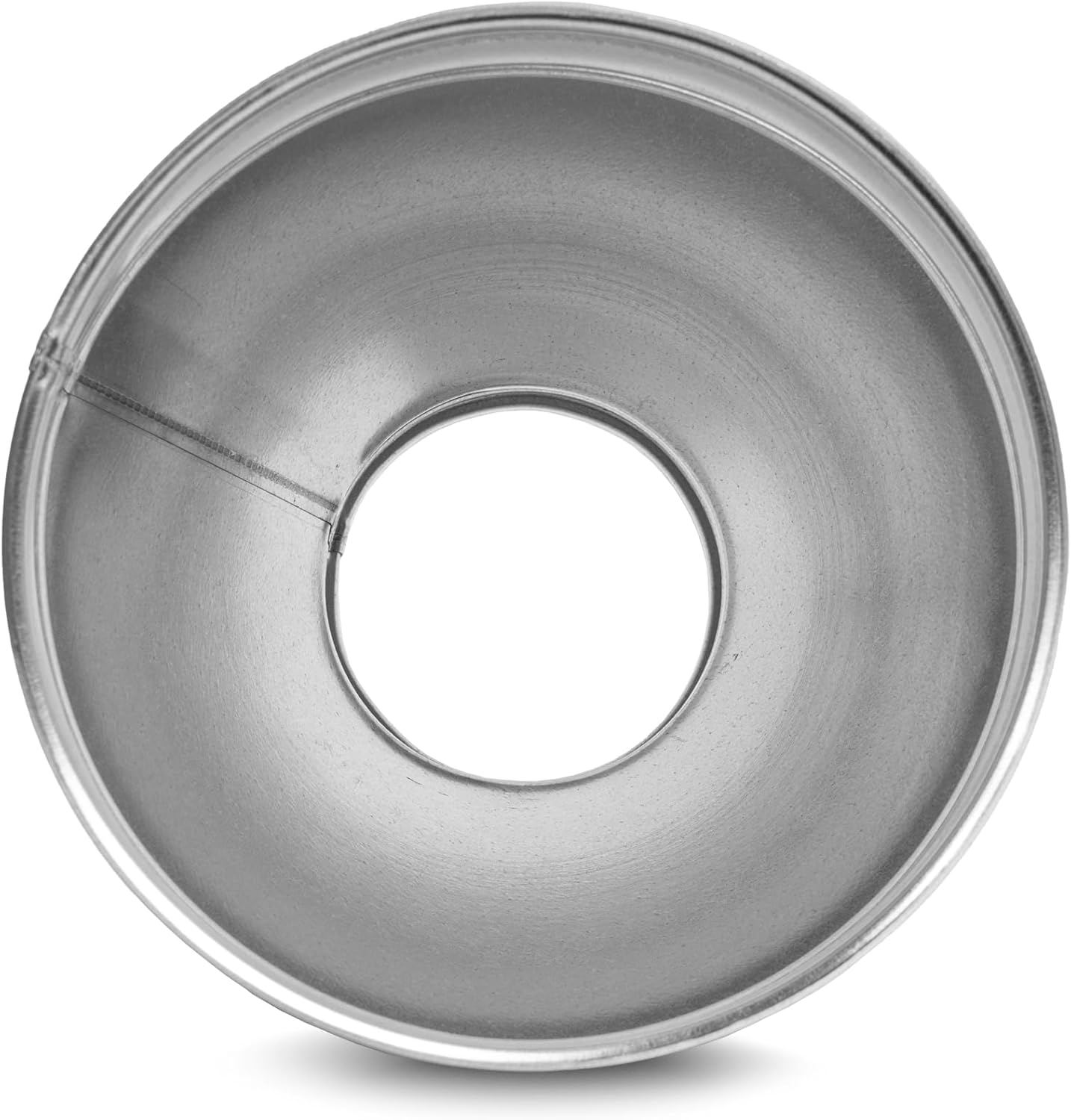 Reductor de conductos de ventilación de 8 a 4 pulgadas – Conector redondo de acero galvanizado – Montaje de conducto – Acoplamiento de aumento del