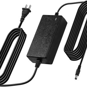 Guy-Tech Cargador adaptador de CA DC compatible con cable de fuente de alimentación Kicker Bullfrog Jump Speaker BF400 Guy-Tech Cargador adaptador de CA DC compatible con cable de fuente de alimentación Kicker Bullfrog Jump Speaker BF400