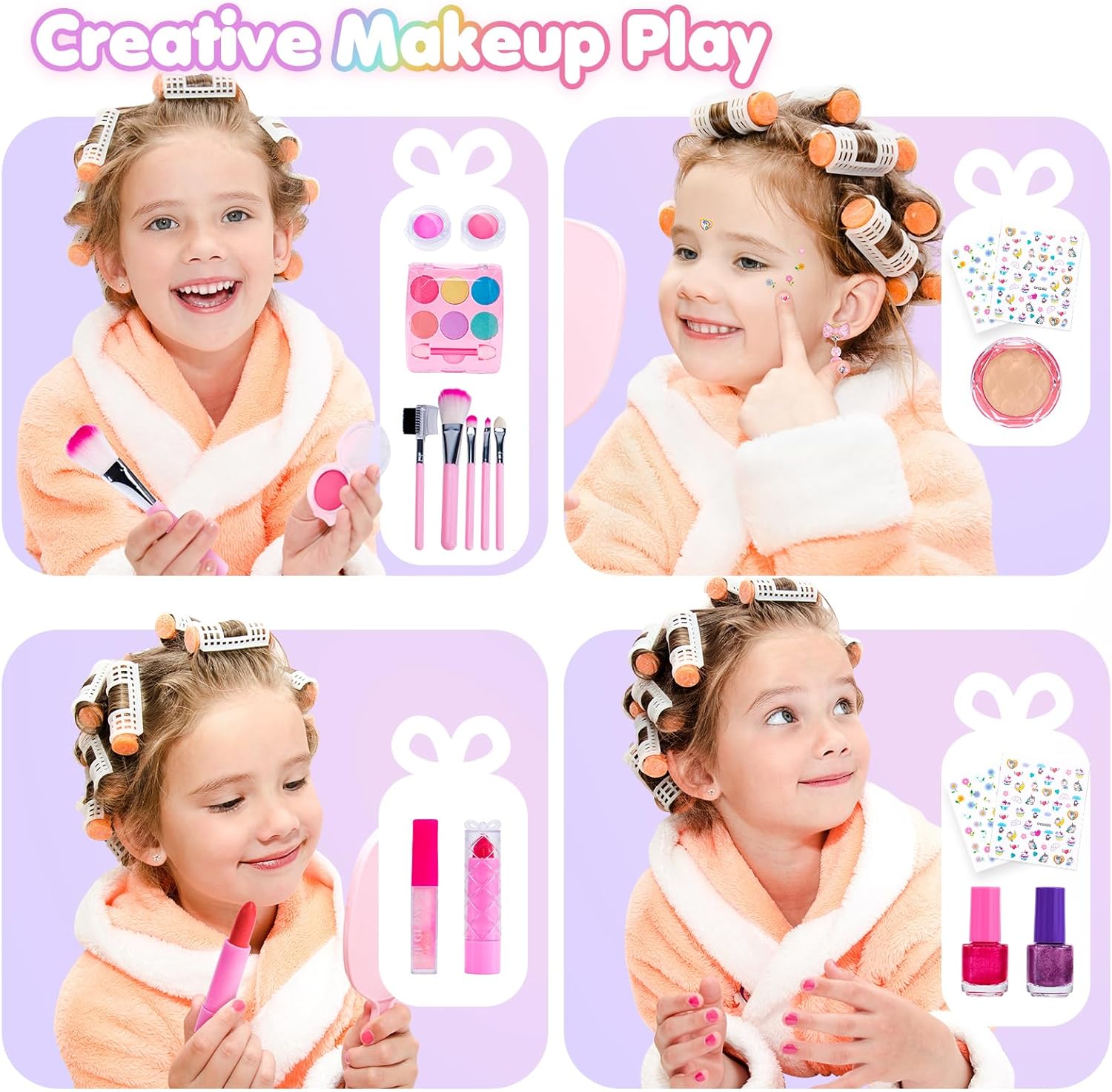 Calendario de Adviento de maquillaje 2023 para niñas, joyería de 24 días, maquillaje de unicornio, calendario de cuenta regresiva de Navidad, juego