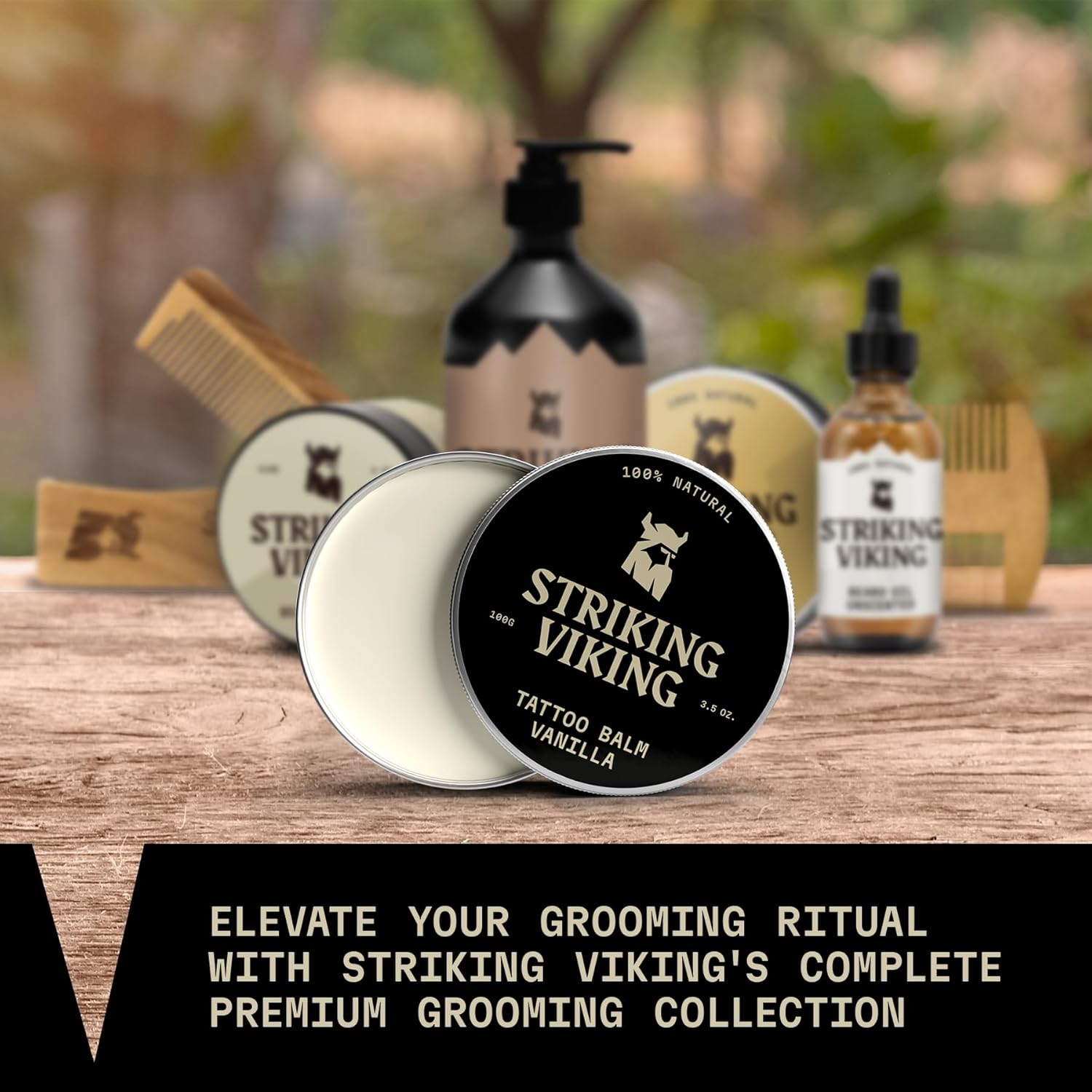 Tattoo Aftercare – Bálsamo para tatuajes con aroma a vainilla (3.5 onzas), crema de tatuaje para hidratación y curación, bálsamo de cuidado de