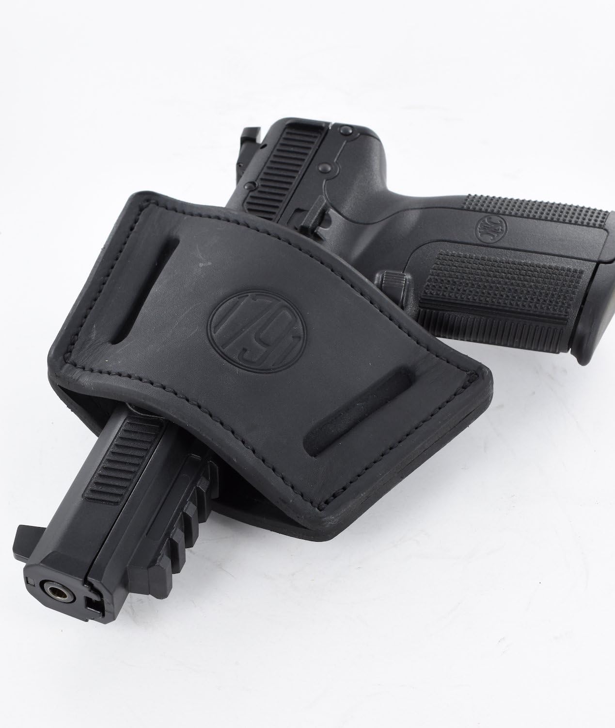 1791 Funda universal de cuero para pistola, OWBIWB CCW, diestro y zurdo, compatible con Glock, HK, SIG Walther