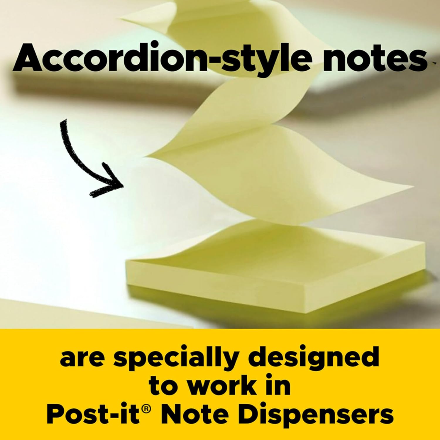 Post-it Paquete de regalo dispensador de notas de búho, incluye 18 unidades Post-it de 3 x 3 pulgadas, dispensador súper adhesivo de notas