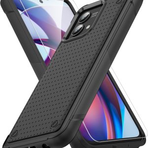Warsia Funda para Moto G Stylus 5G 2023, con protector de pantalla, probada contra caídas de grado militar, funda protectora resistente a prueba de Warsia Funda para Moto G Stylus 5G 2023, con protector de pantalla, probada contra caídas de grado militar, funda protectora resistente a prueba de