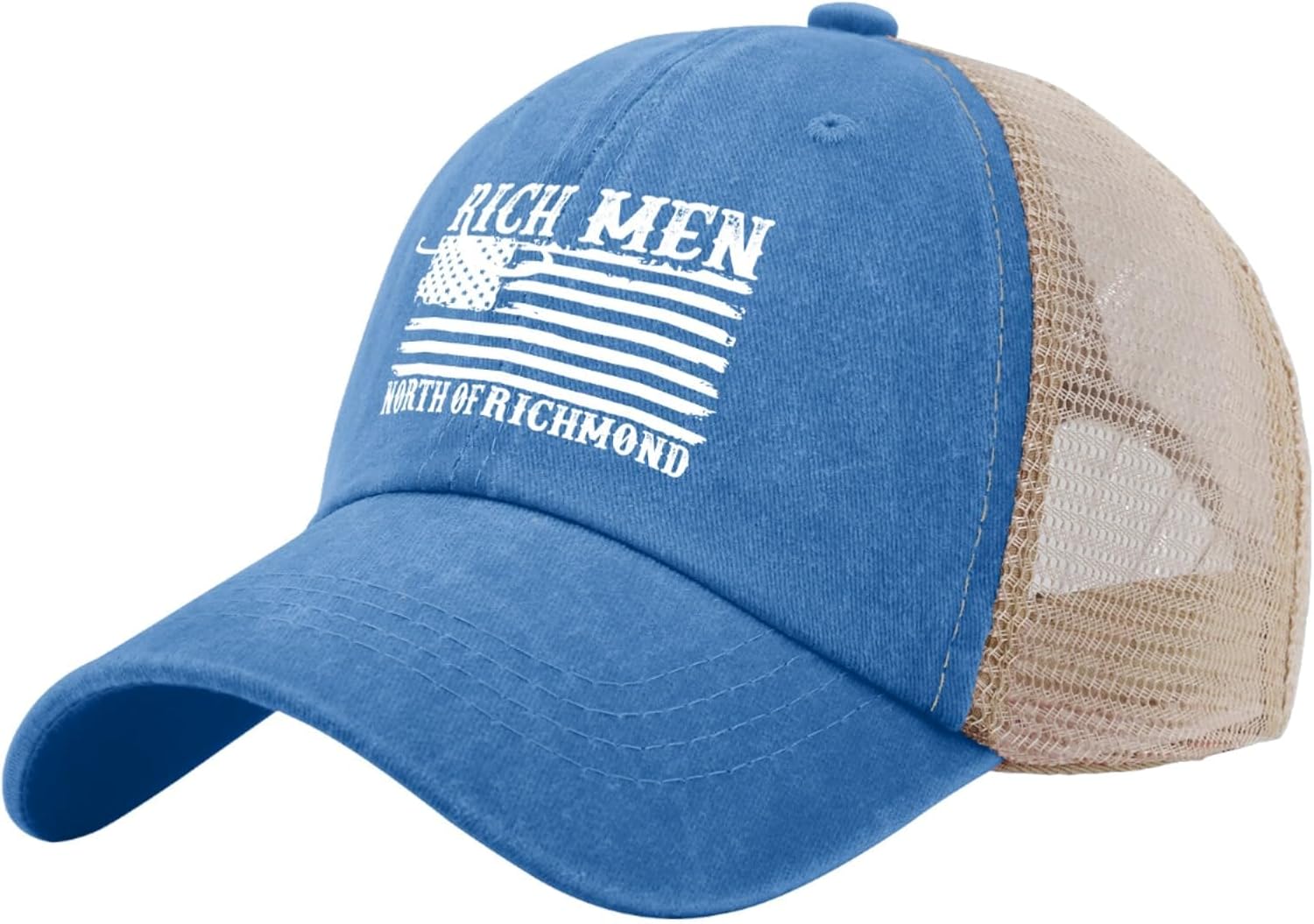 Sombrero divertido RichMen Norths of Richmond Sombrero Trucker Hat Men Gorra de malla vintage para verano