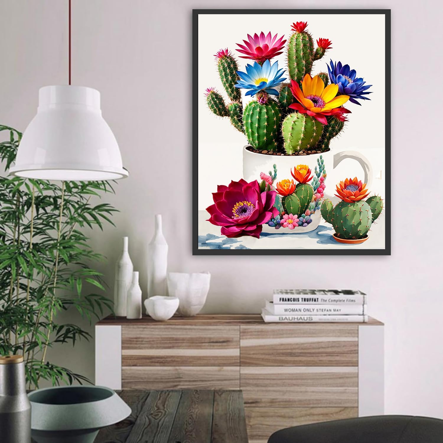 Meothan Pintura por números para adultos principiantes, pintura por números, flores, kit de pintura acrílica por números sobre lienzo, dibujo de