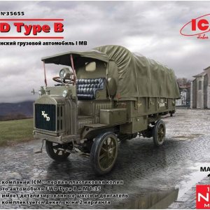 ICM ICM35655 135-FWD Tipo B, WWI Camión del Ejército de EE. UU ICM ICM35655 135-FWD Tipo B, WWI Camión del Ejército de EE. UU