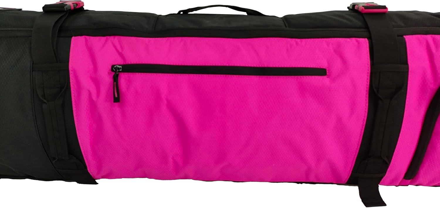 Element Equipment Bolsa de esquí acolchada con ruedas Ultimate Double – Bolsa de viaje de doble rodillo de alta calidad