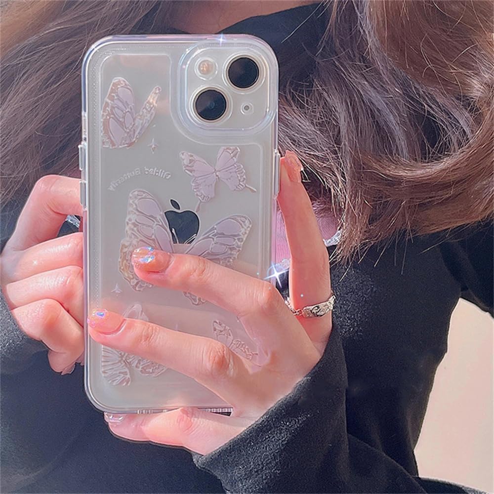 Funda transparente transparente para iPhone 15 Plus 6.7 “Funda protectora a prueba de golpes para Apple iPhone 15 Plus