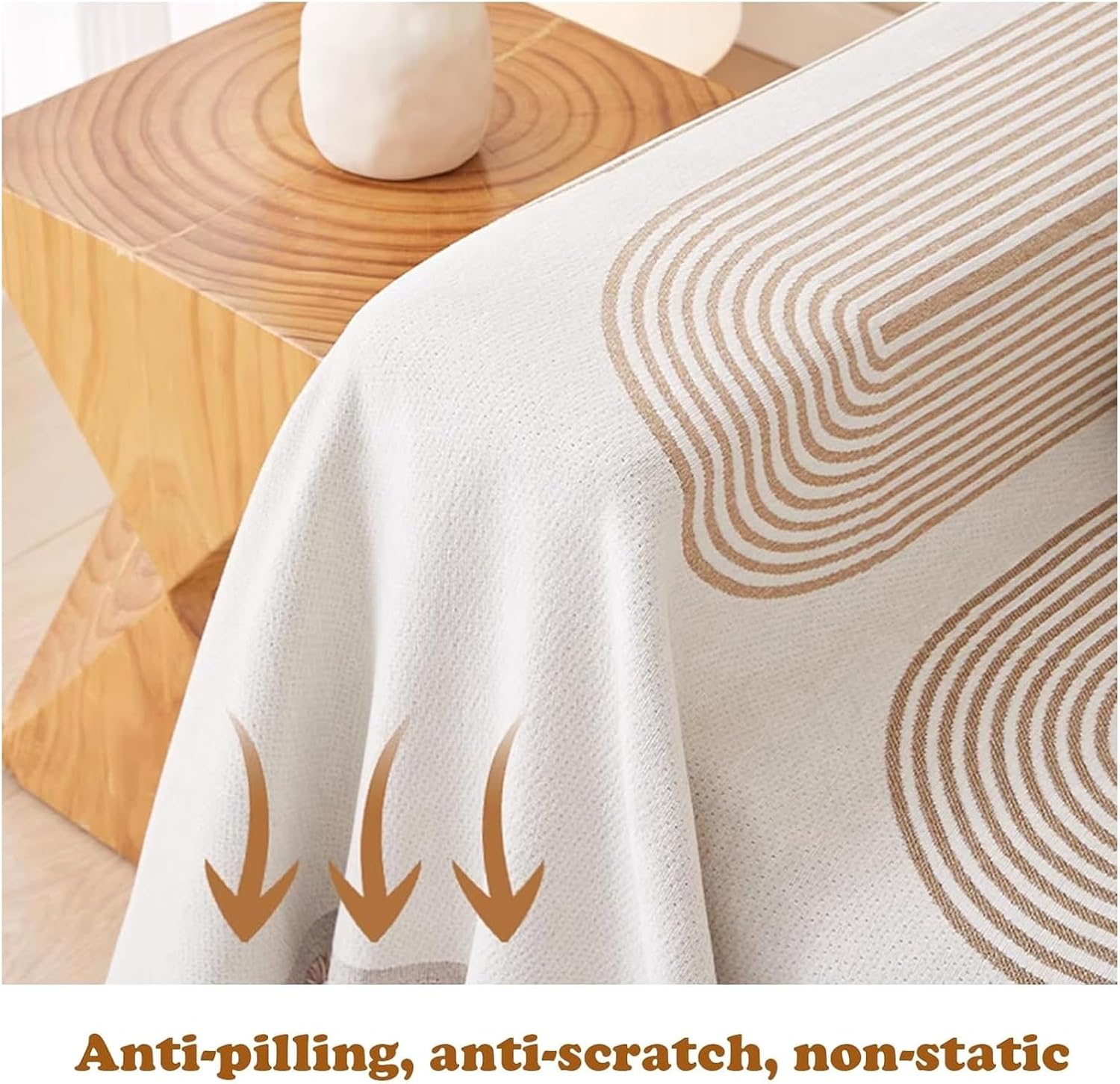 Funda de sofá de felpilla de doble cara, toalla de sofá de doble cara, protector de sofá impermeable y elástico, impermeable, con estampado, funda
