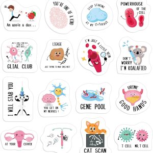 400 calcomanías de enfermería, divertidas calcomanías de juego de palabras para enfermeras, calcomanías temáticas médicas, calcomanías para 400 calcomanías de enfermería, divertidas calcomanías de juego de palabras para enfermeras, calcomanías temáticas médicas, calcomanías para