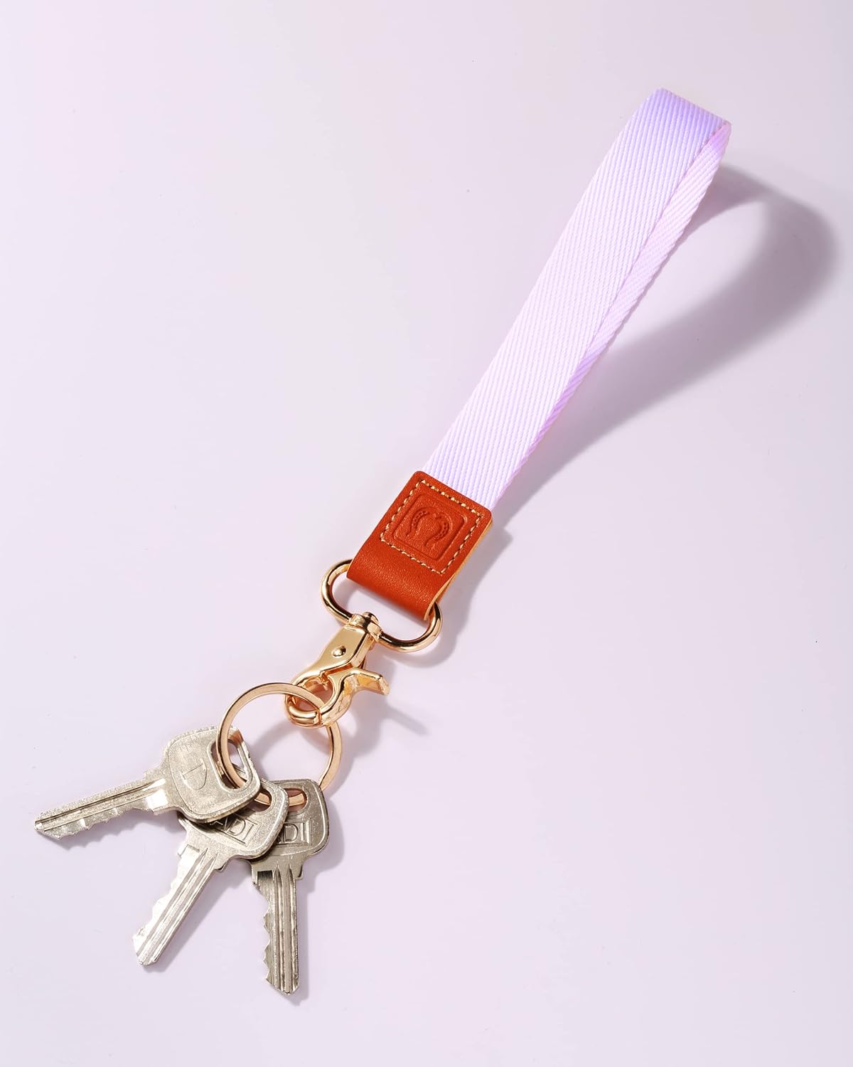 Cordón de muñeca para llaves, correa de pulsera, soporte para llavero, bonito llavero de identificación, tarjetero