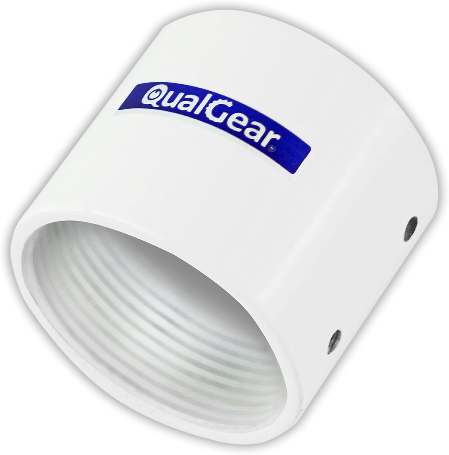QualGear QG-PRO-PM-1FT-B Pro-AV. Tubo roscado Npt de 3.8 cm, accesorio para proyector de 0.3 m de longitud, Blanco