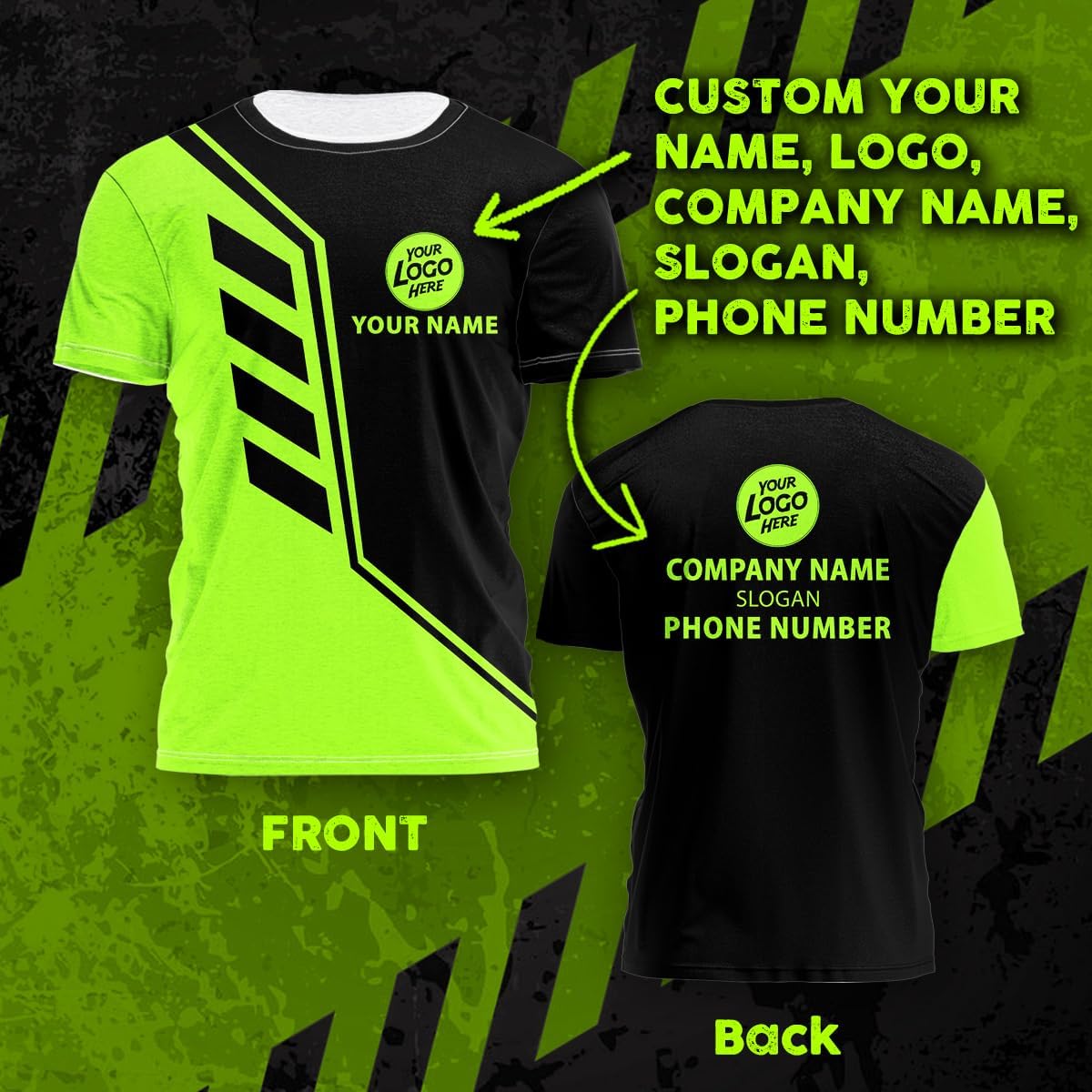 Hi Vis Sudadera con capucha – Logotipo personalizadoNombre de alta visibilidad Ropa de trabajo de protección al aire libre Equipo de trabajo uniforme