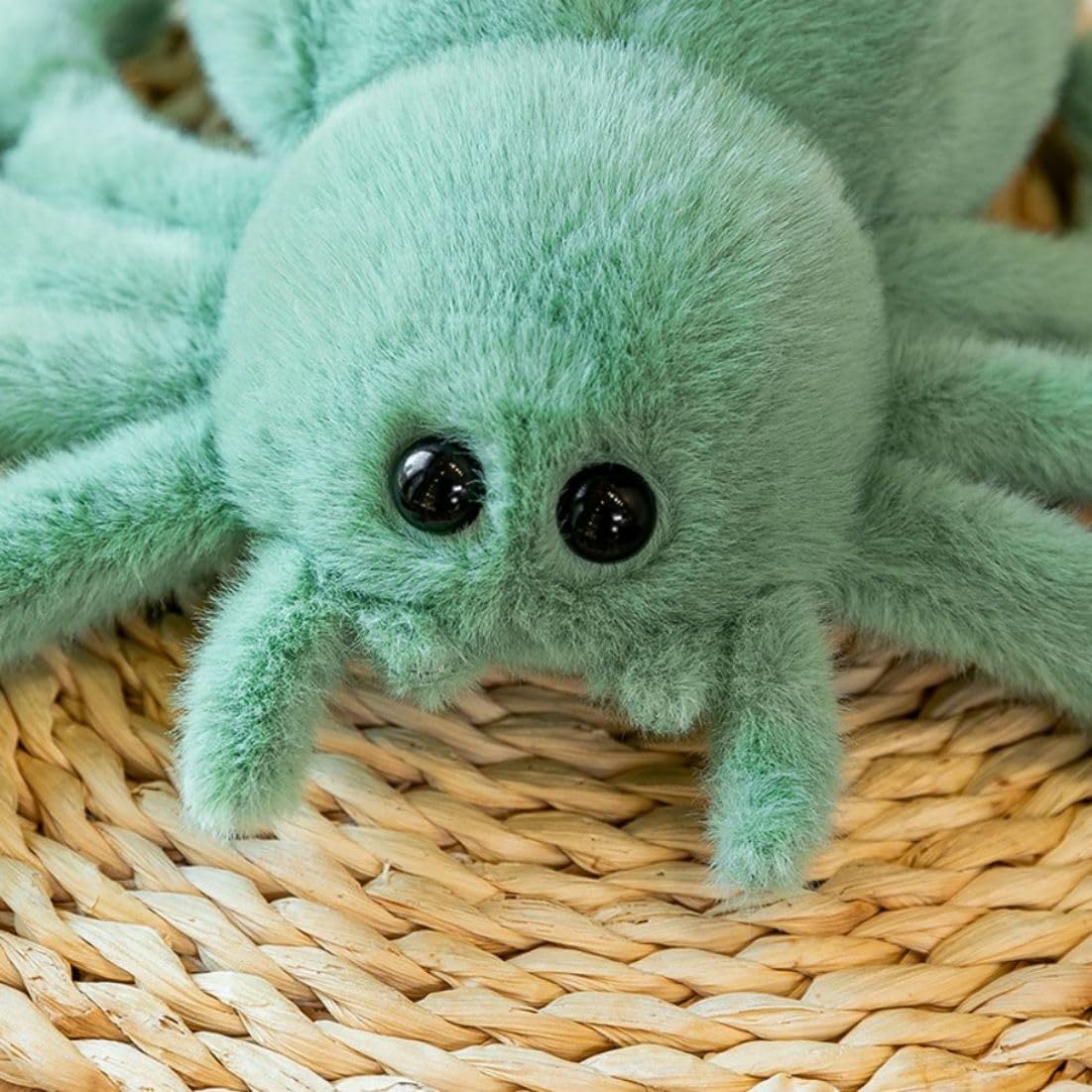 Juguete de peluche de araña, suave juguete de peluche Kawaii de Halloween de 10 pulgadas, decoración de regalo para niños y adultos (rosa)