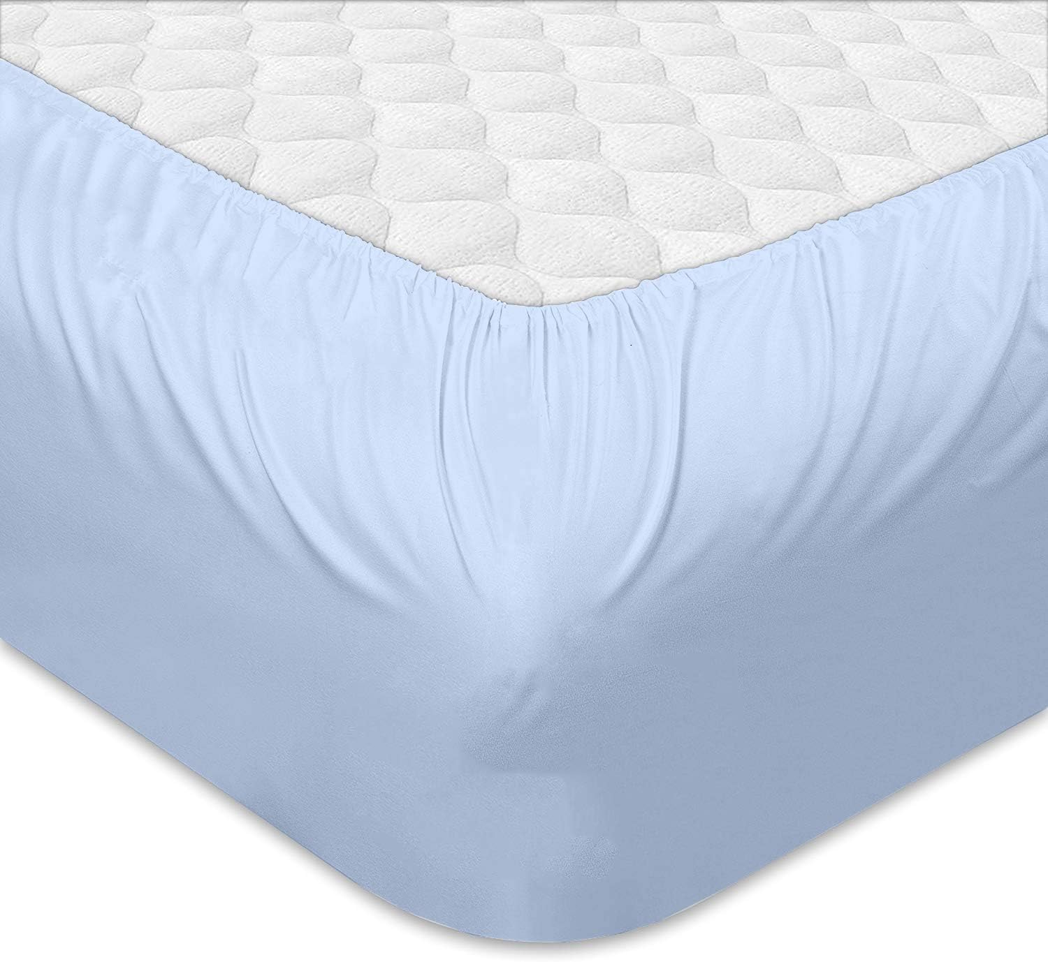 Juego de sábanas y fundas de almohada de 42 x 80 pulgadas, juego de sábanas y fundas de almohada de 4 piezas de 1800 hilos, colchón de caravanas y