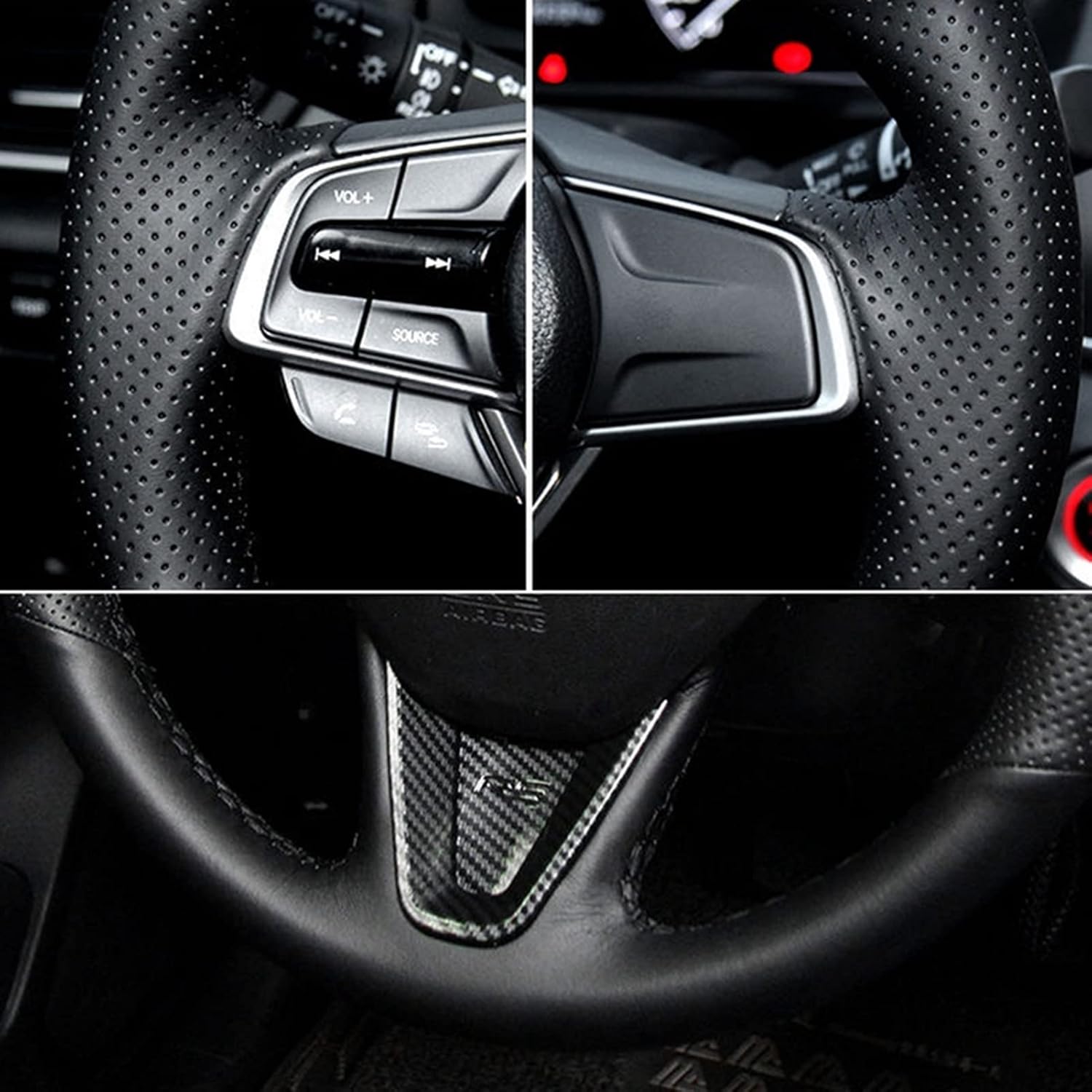 Fundas de volante de coche cosidas a mano de cuero artificial negro, para Nissan marzo 2010-2015 Sunny 2011-2013 Versa 2012-2014