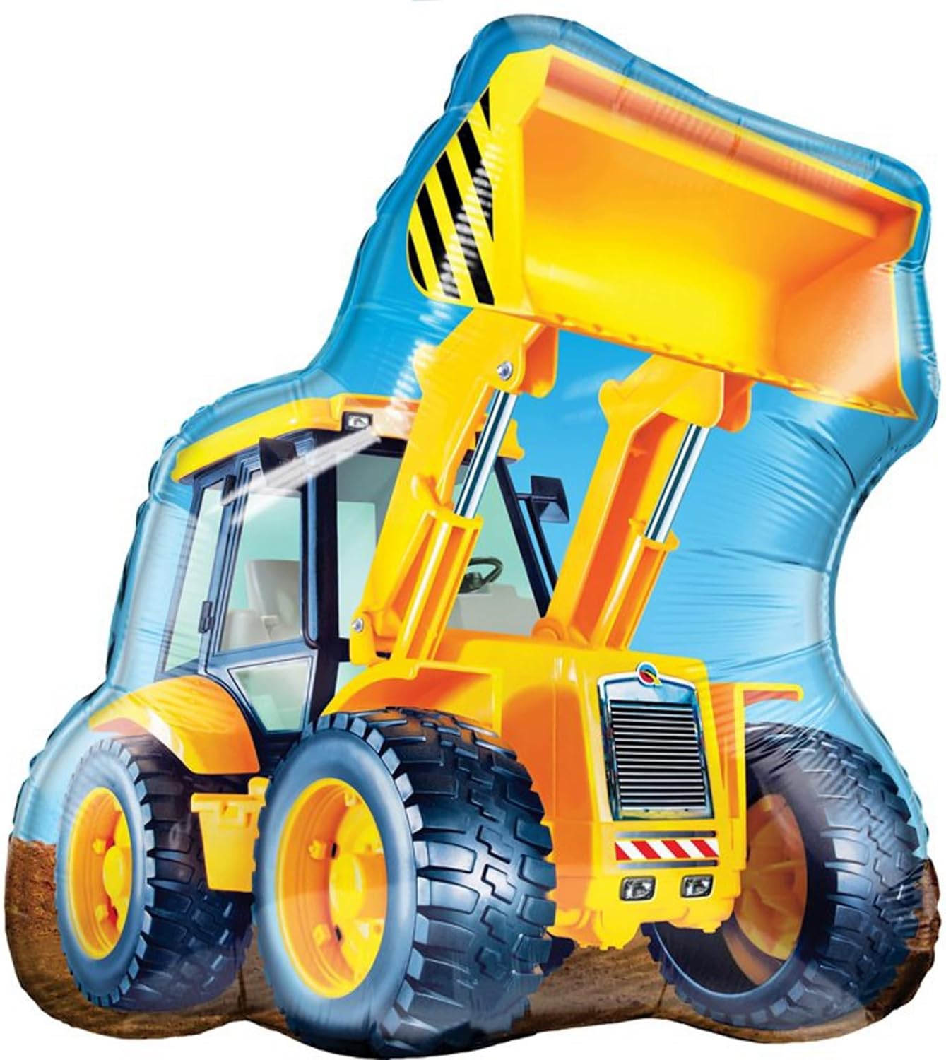 Anagram Paw Pups – Tractor de carga frontal y escombros en patrulla, suministros para fiesta de cumpleaños, decoraciones de ramo de globos