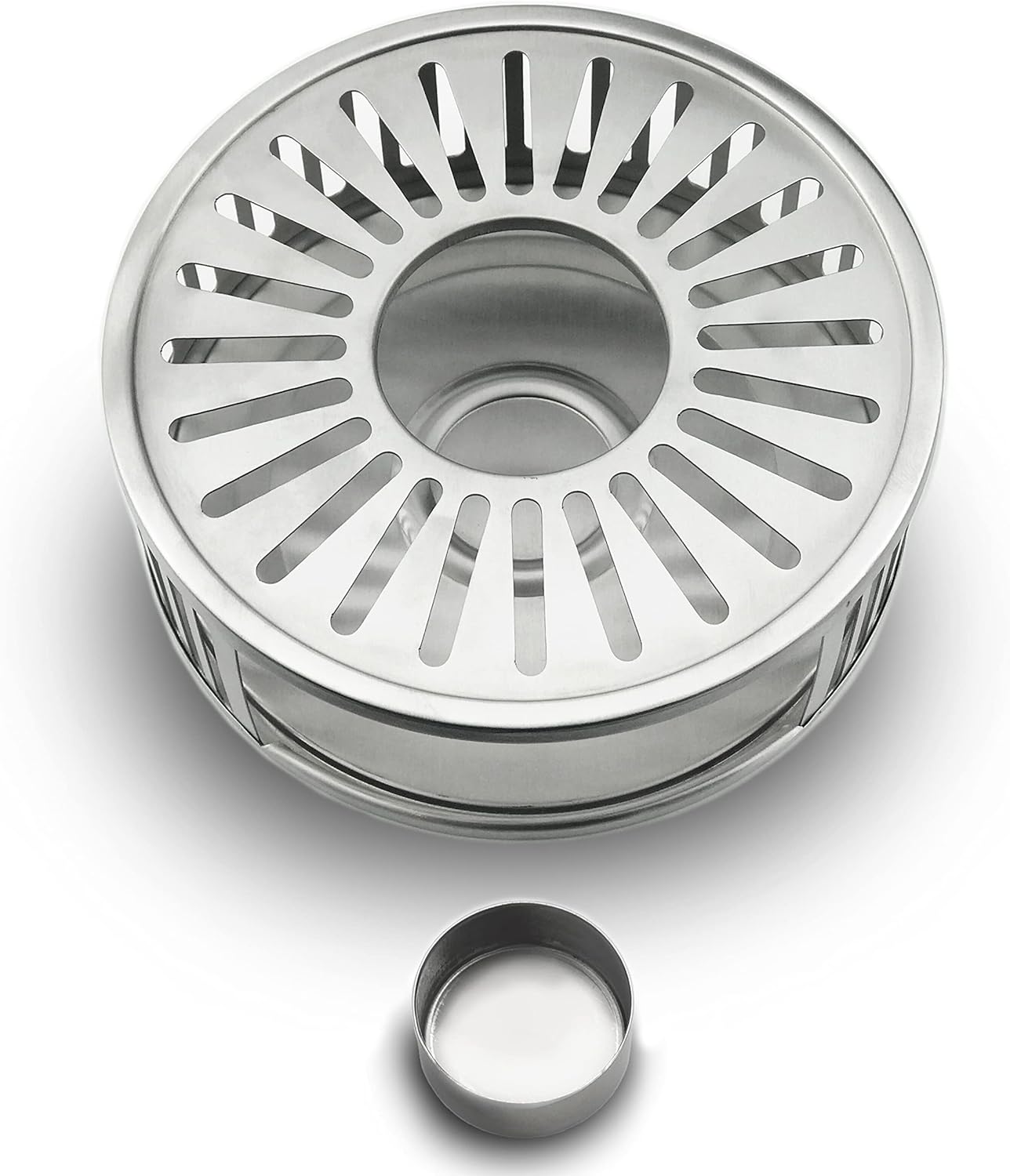 Creano Designer Stainless Steel Tea Warmer with Tea Light Holder – Tea Cosy – Stable Not Rattling – Rechaud Suitable for All Teapots