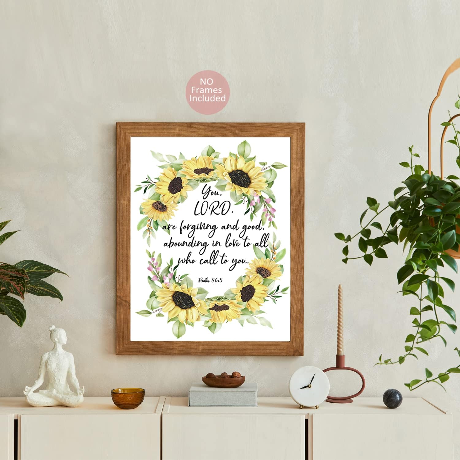Citas motivacionales positivas de la Biblia, versos de la Biblia, decoración de pared de las Escrituras, carteles de decoración de pared cristianos,