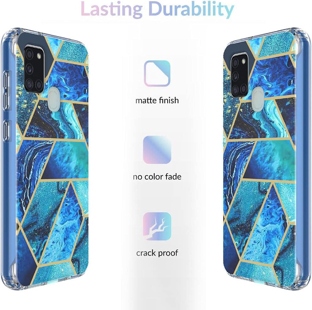 Jelly Galaxy A21S – Funda protectora de cuerpo completo antiarañazos para Samsung Galaxy A21S (no es compatible con Galaxy A21) con diseño de