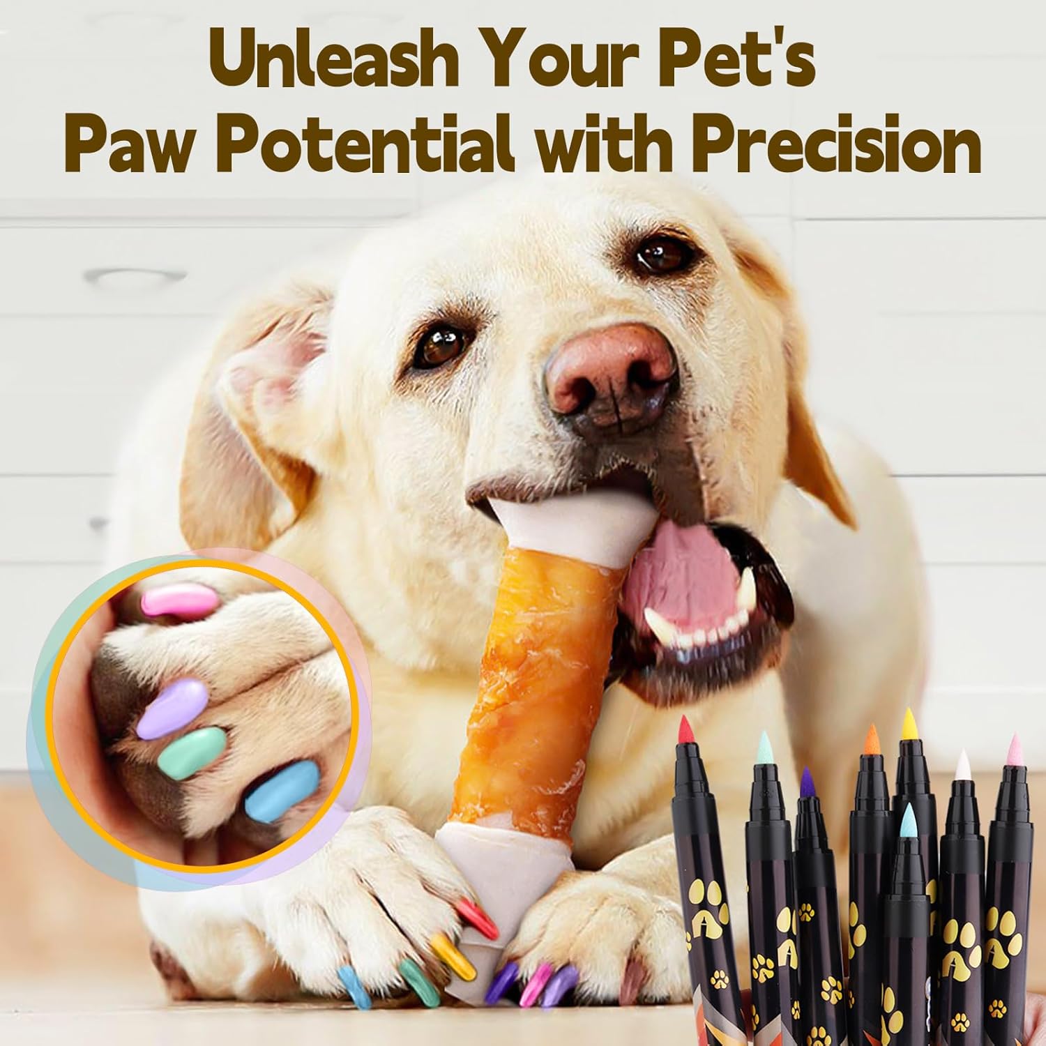 Esmalte de uñas para perro, juego de 8 colores para esmalte de uñas para mascotas, esmalte de uñas de secado rápido, esmalte de uñas para cachorros,