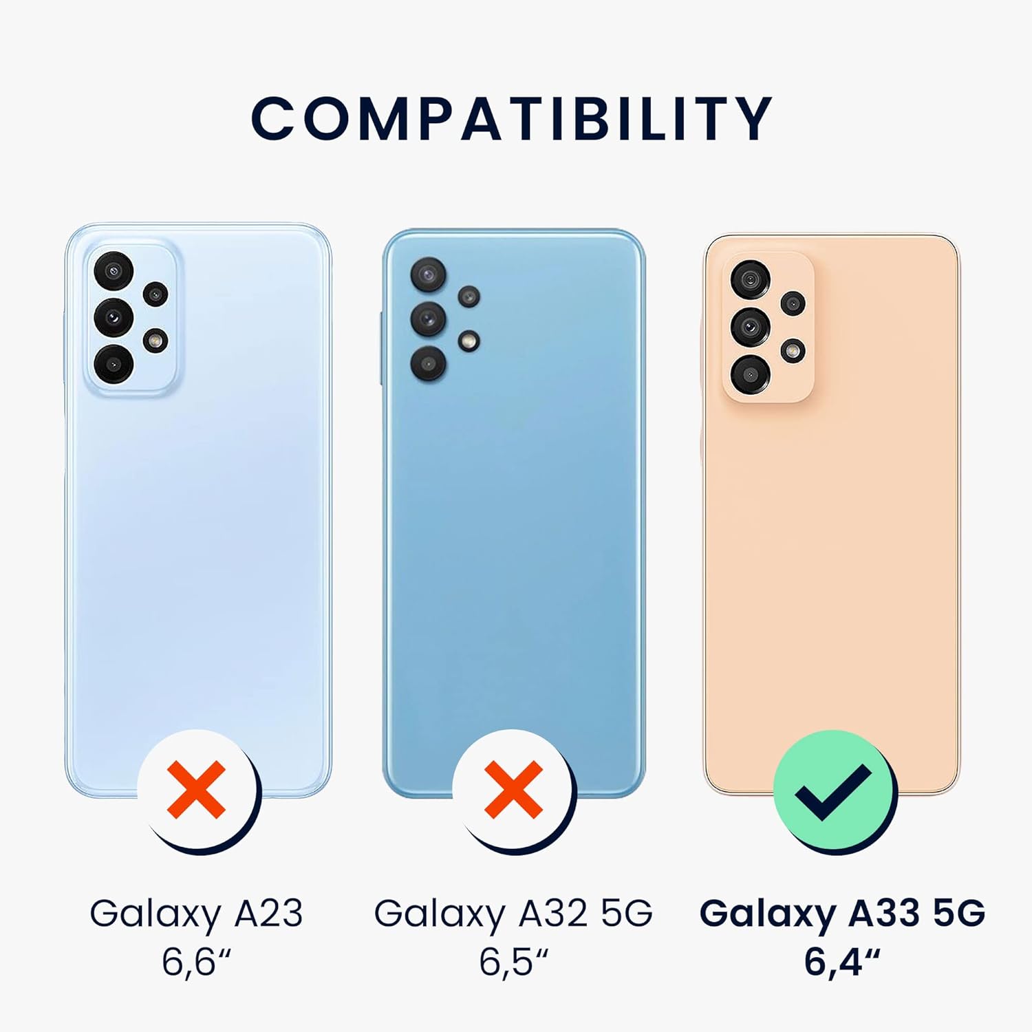 kwmobile Funda compatible con Samsung Galaxy A33 5G – Funda suave y flexible TPU Funda de teléfono Premium Color metálico – Verde bosque metálico