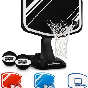 GoSports Splash Hoop – Juego de baloncesto para piscina, incluye aro de baloncesto de agua junto a la piscina, 2 bolas y bomba de inflador, elige tu GoSports Splash Hoop – Juego de baloncesto para piscina, incluye aro de baloncesto de agua junto a la piscina, 2 bolas y bomba de inflador, elige tu