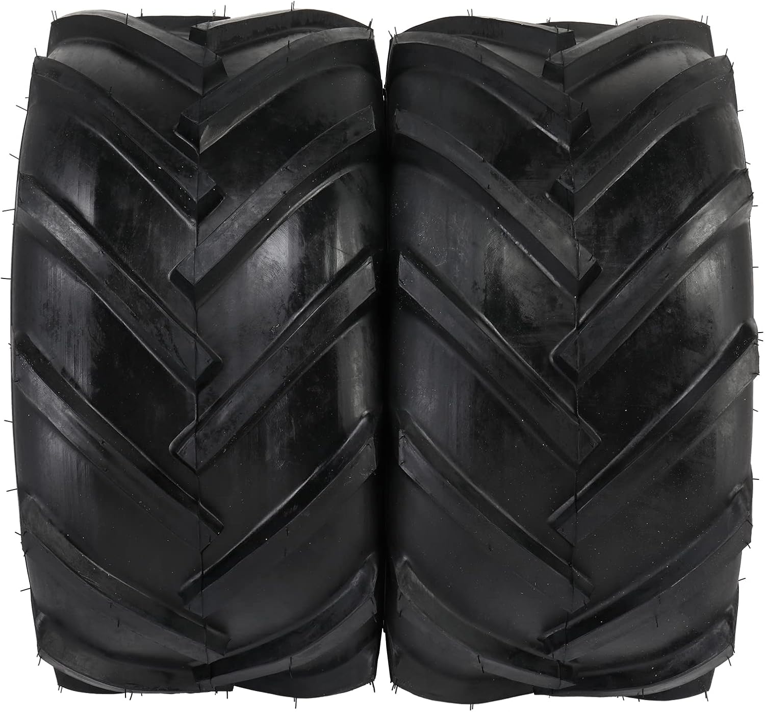SUNROAD Juego de 2 neumáticos de tractor para cortacésped de 24×12.00-12 de 24×12.00-12 6PR sin cámara