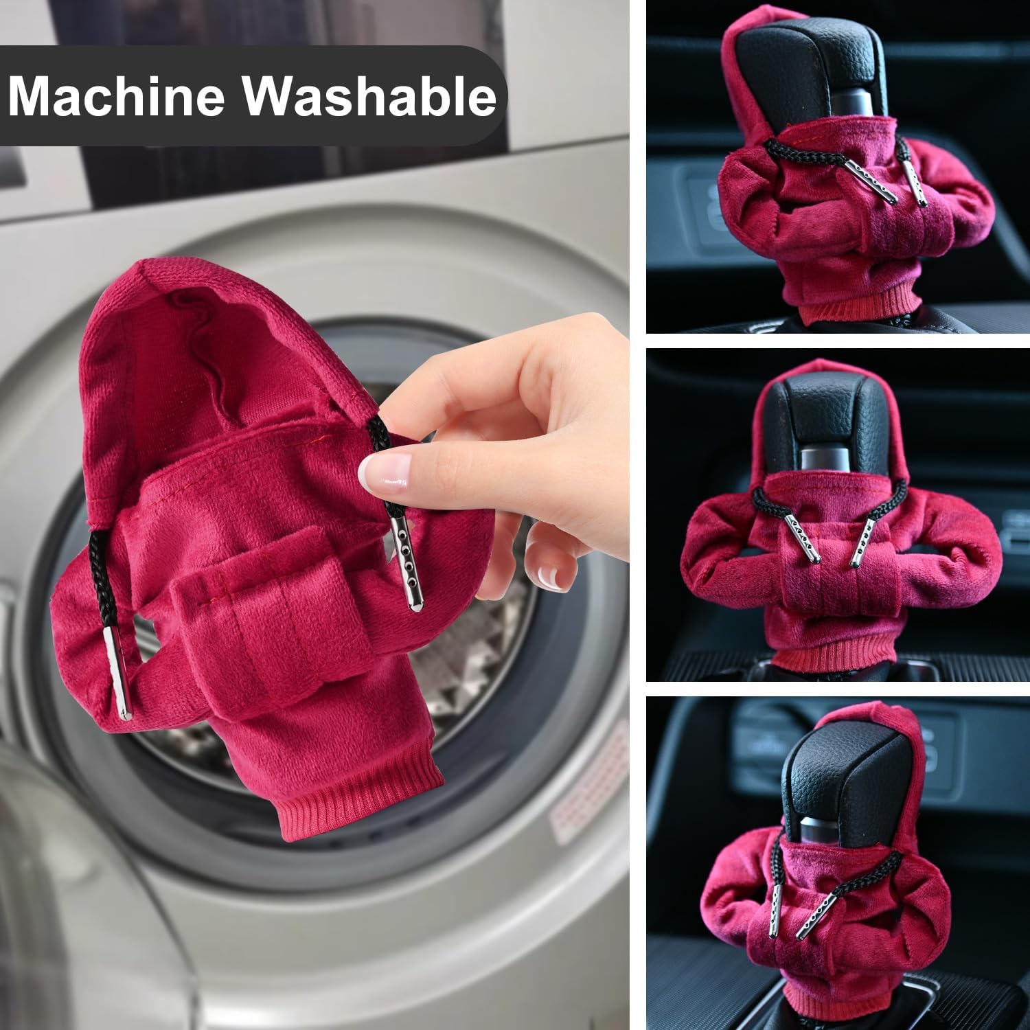 Sudadera con capucha para palanca de cambios de automóvil, accesorios interiores de automóviles, camisa con capucha de moda, divertido suéter con