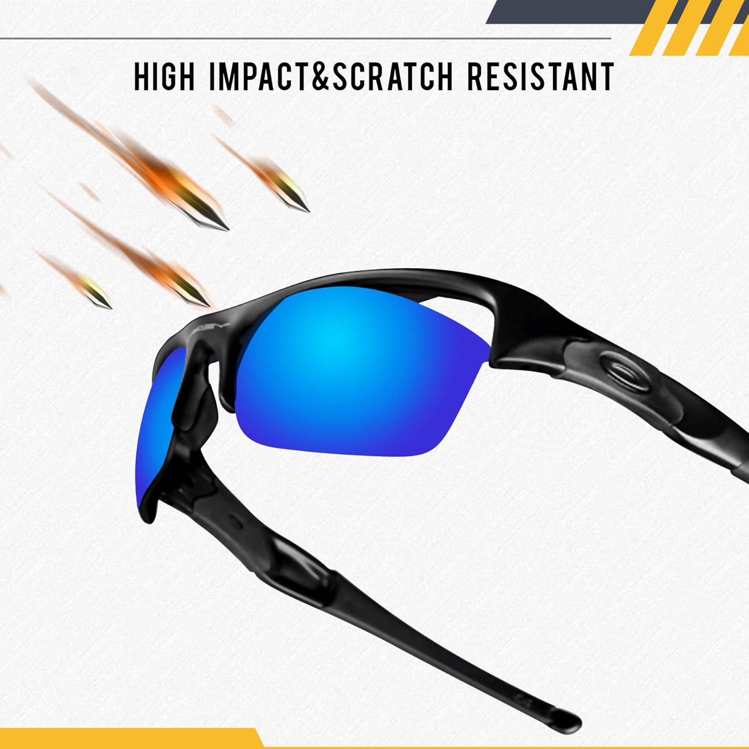 SEEABLE Lentes de repuesto polarizados de alta calidad para gafas de sol Oakley Antix OO9077