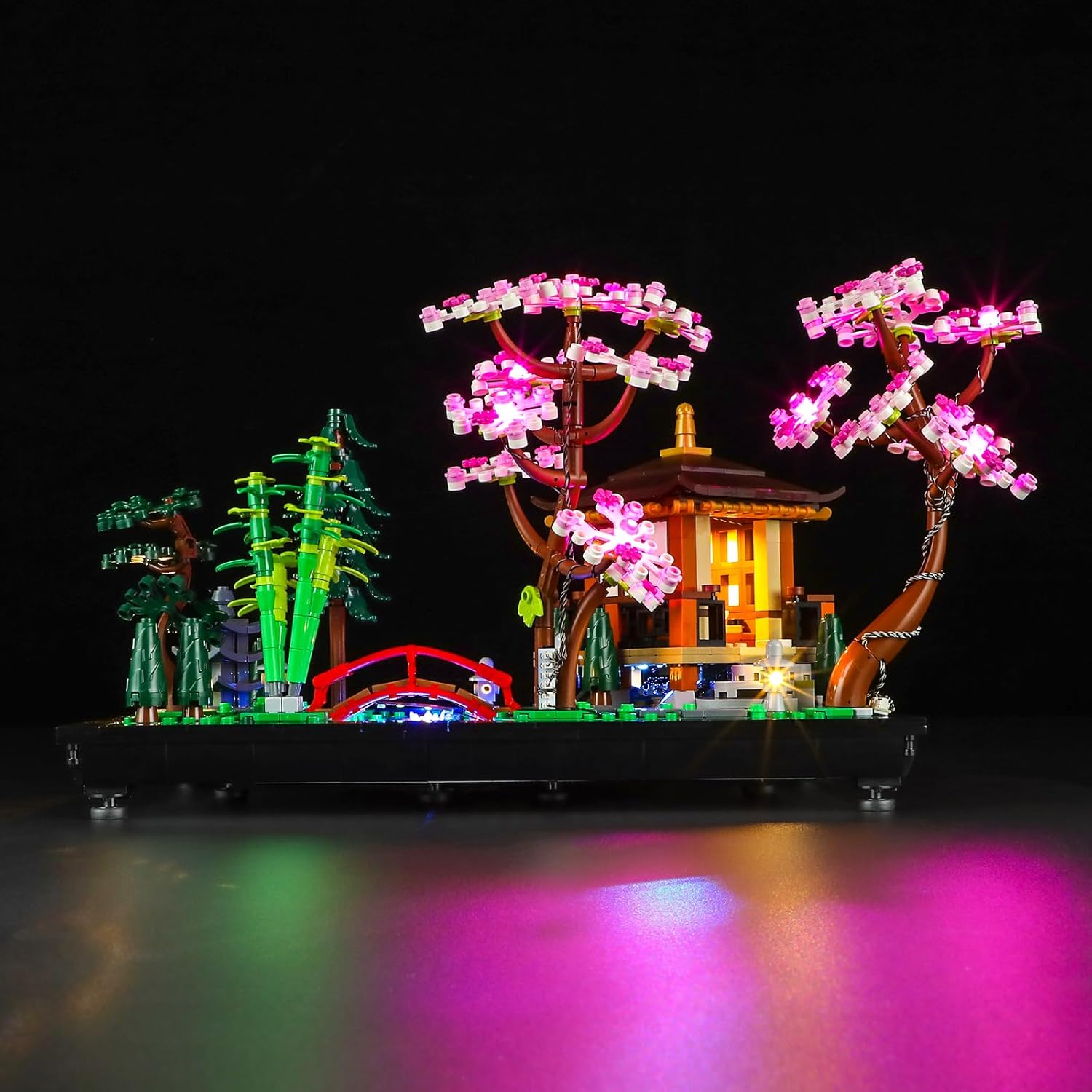 BRIKSMAX Kit de iluminación LED para Lego Tranquil Garden (versión mejorada)- Compatible con Lego Icons 10315 Modelo de bloques de construcción, no