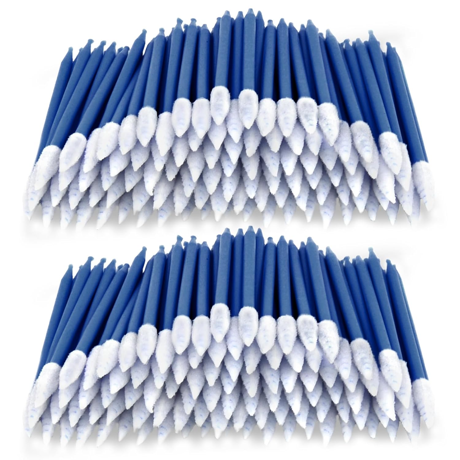 ‘s Electronics Hisopos de limpieza, hisopos con punta de esponja, hisopos de espuma sin pelusa (200 piezas azul marino)