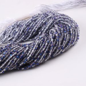 Zhe Ying 1900 cuentas de cristal de cristal, corte de diamante, 48 cuentas espaciadoras pequeñas facetadas sueltas para hacer joyas, aretes, Zhe Ying 1900 cuentas de cristal de cristal, corte de diamante, 48 cuentas espaciadoras pequeñas facetadas sueltas para hacer joyas, aretes,