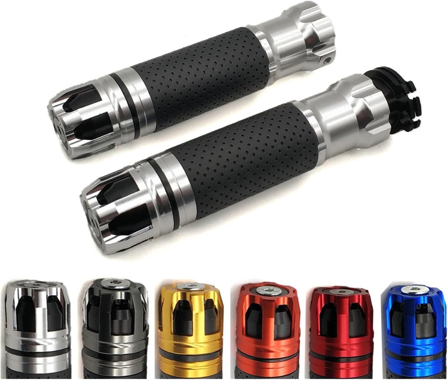 Manillar de motocicleta para XSR 900 TDM 900 MT125 MT01 MT03 MT25 YBR 125 78 ” 22MM Universal motocicleta mango Grips CNC Racing manillar agarre