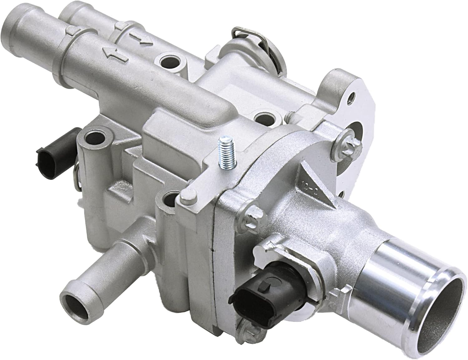 FOKES Conjunto de carcasa del termostato de refrigerante del motor compatible con Chevy Cruze, Limited, Trax, Sonic 1.8L y 1.6L – Reemplaza