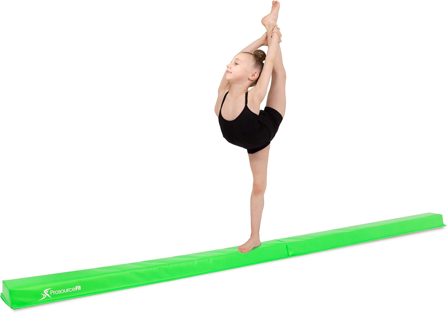 ProsourceFit – Viga de equilibrio de gimnasia para niños, haz plegable firme de 9 pies de largo con superficie antideslizante de 4 pulgadas de ancho