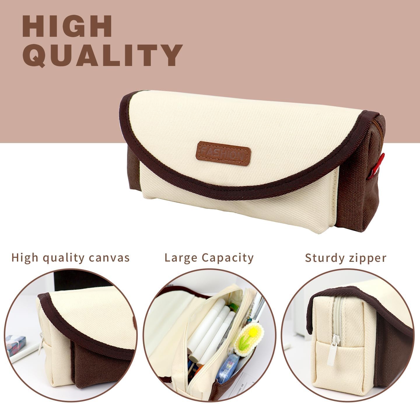 Estuche estético para niñas, lindo estuche pequeño para lápices, para adultos, adolescentes, niños, regreso a la escuela, marcadores para
