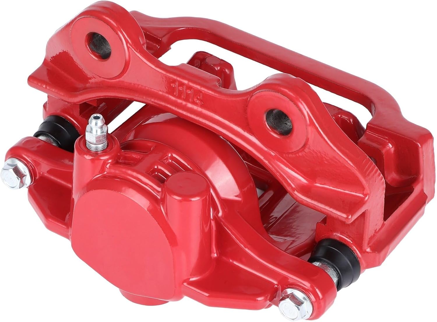 SCITOO Pinza de freno trasera derecha con soporte 18-B4727 rojo compatible para Cadillac 2000-2002 para Chevrolet 1999-2005 para GMC 1999-2005