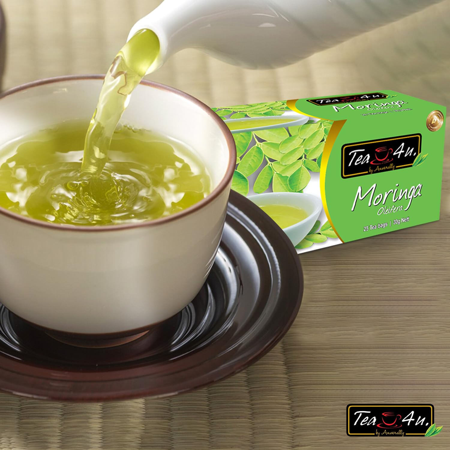 Bolsas de té, 25 unidades, de Moringa Oleifera